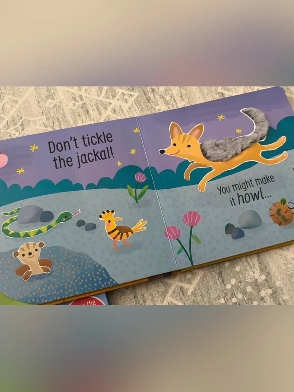 Pair of “Don’t Tickle The” toddler books